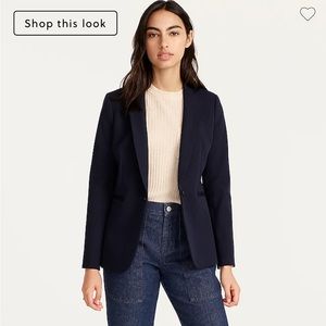 J.crew parke blazer in bi-stretch cotton - 00P